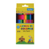 Lápices de Color, Largos, TS, Cuerpo Hexagonal, Mina 3.0 mm, Estuche x 12 Colores. 
